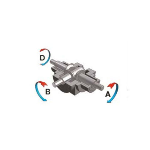 CHQ 86 TYP7 1:1 right-angle gearbox Chiaravalli