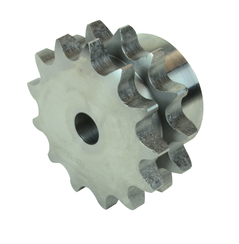 12B-2 Z14 3/4x7/16 HRC45-53 hardened chain sprocket double ISO/R 606 Chiaravalli