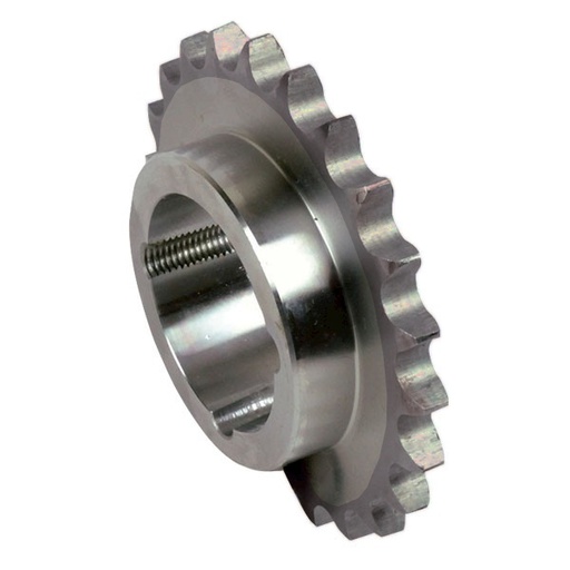 [E25-060-006] 06B-1 Z21 3/8x7/32 HRC45-53 TL1008 Taper Lock hardened sprocket ISO/R 606 Chiaravalli (18109021)